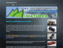 Tablet Screenshot of modelminiatures.com